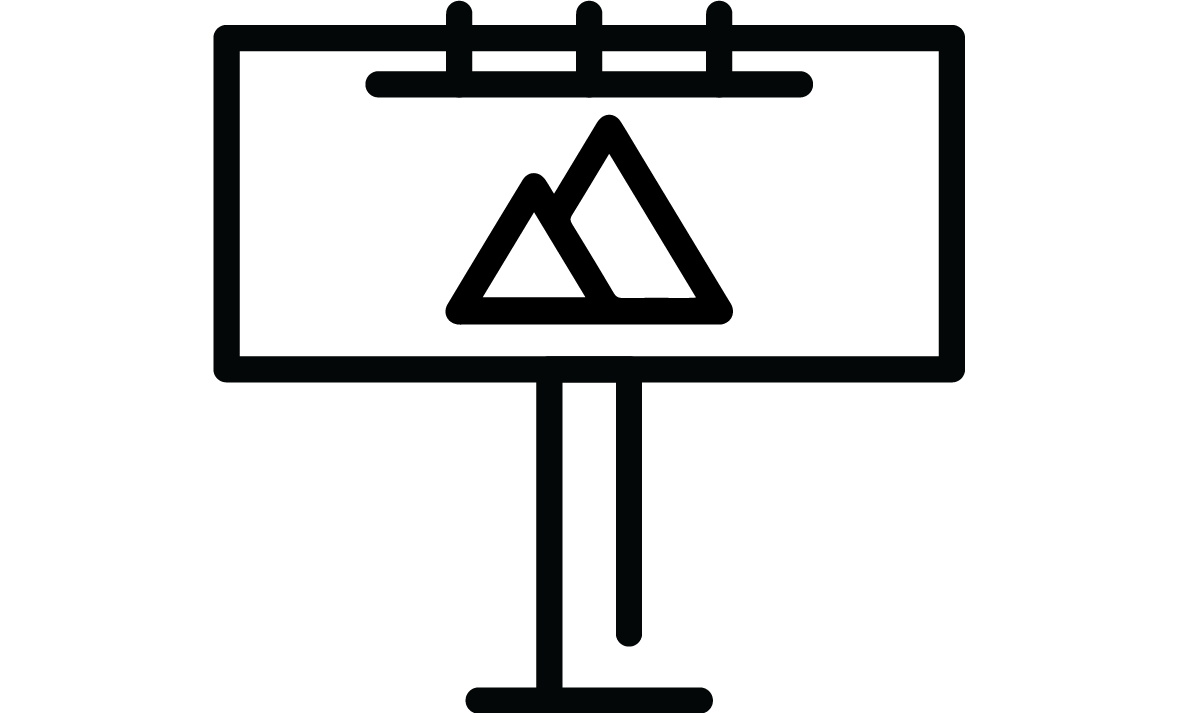 lauko reklamos kurimas